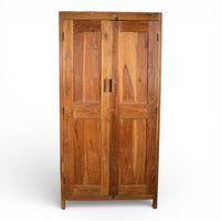 Vintage Rustic Hard Wood Fitted Interior Cupboard Cabinet Storage
