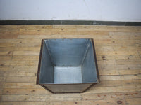 MILLWARDS® Handmade Vintage Style Galvanised Riveted Square Planter - 50 cm