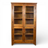 Vintage Wooden Rustic Cupboard Cabinet