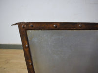 MILLWARDS® Handmade Vintage Style Galvanised Riveted Square Planter - 50 cm