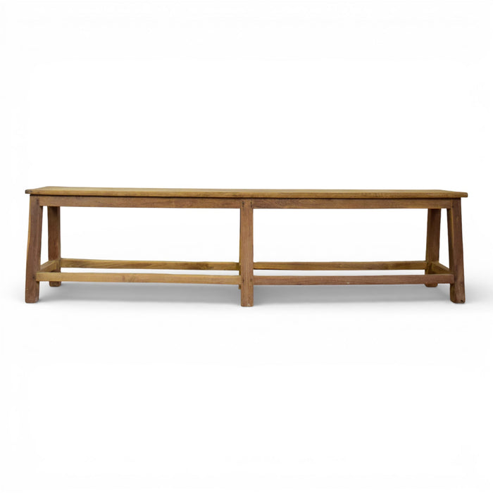 Vintage Rustic Wooden Bench