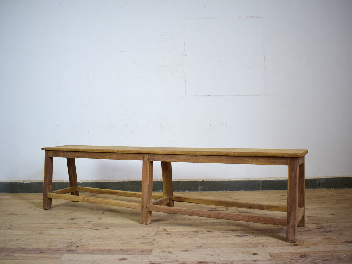 Vintage Rustic Wooden Bench