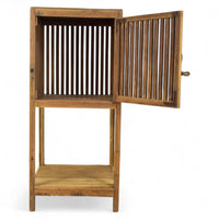 Vintage Wooden Cupboard Cabinet Shelf