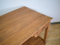 Vintage Rustic Wooden Kitchen Island Table