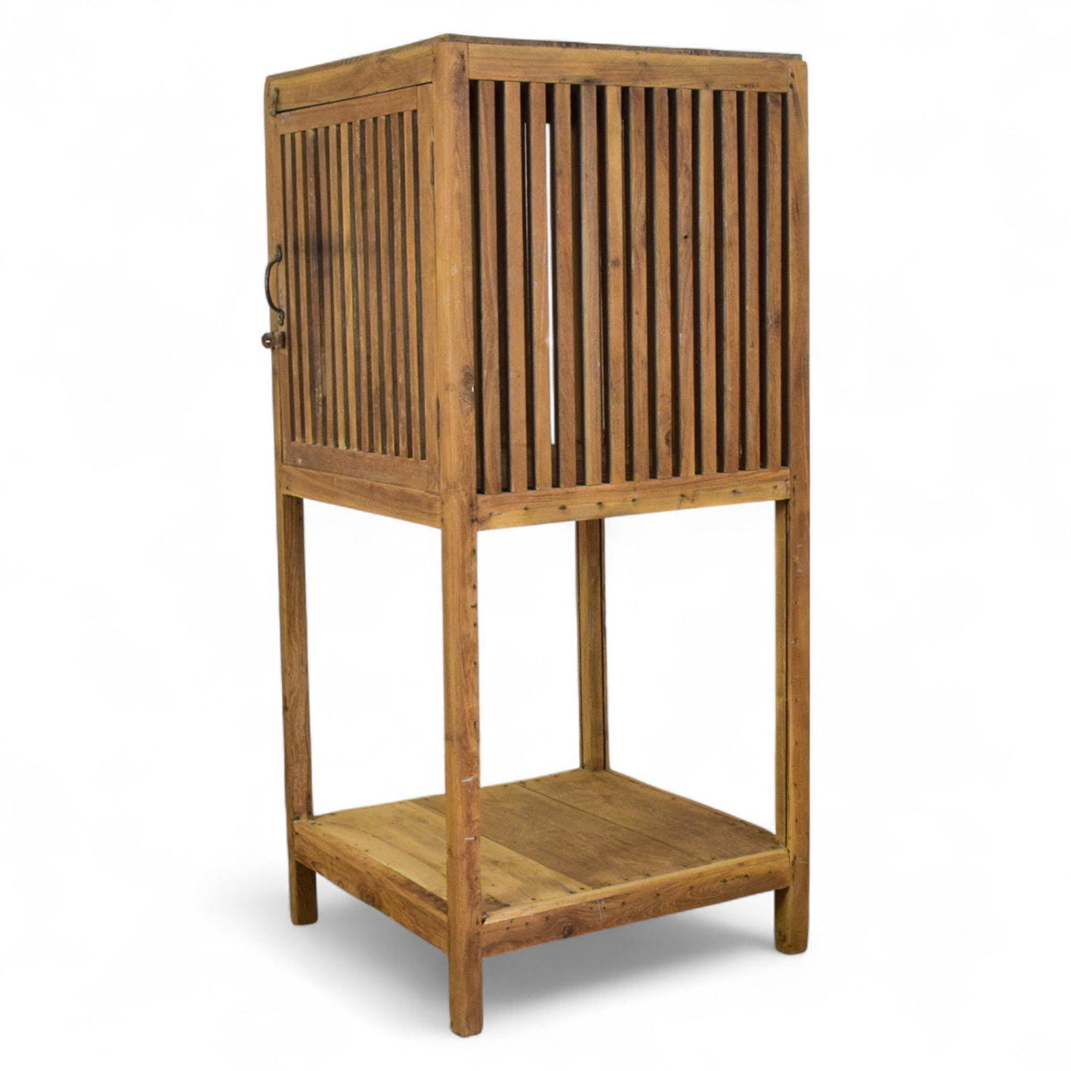 Vintage Wooden Cupboard Cabinet Shelf