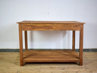Vintage Rustic Wooden Kitchen Island Table