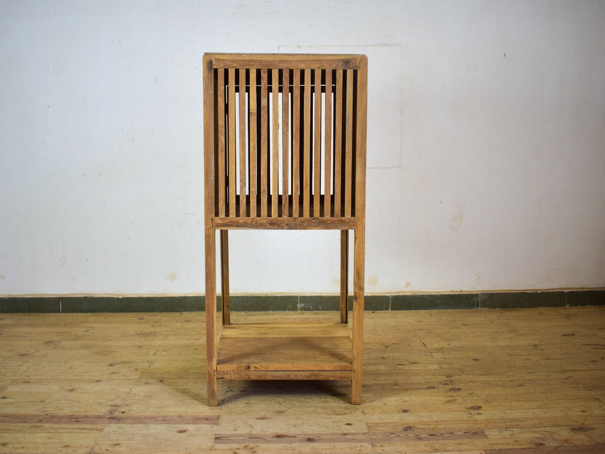 Vintage Wooden Cupboard Cabinet Shelf