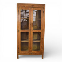 Vintage Wooden Rustic Cupboard Cabinet