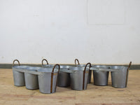MILLWARDS® Galvanised Triple Planter - LARGE