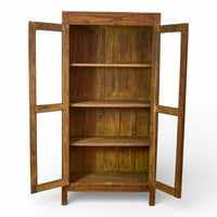 Vintage Wooden Rustic Cupboard Cabinet