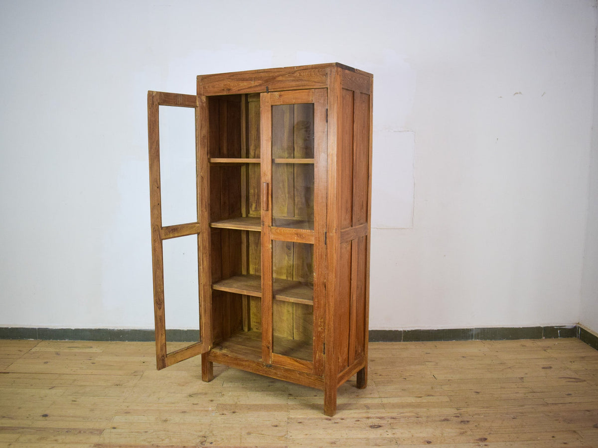 Vintage Wooden Rustic Cupboard Cabinet