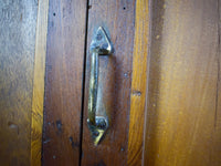 Vintage Rustic Cupboard Cabinet With Antique Tile Decoration