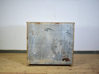 Vintage Rustic Cupboard Cabinet With Antique Tile Decoration