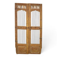 Pair of Antique Vintage Indian Doors Shutters