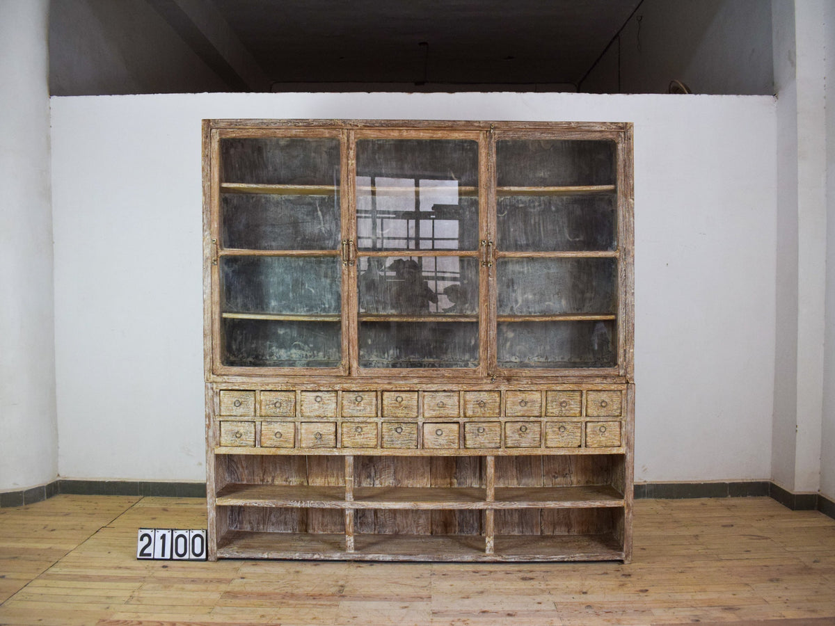 Large Apothecary Cupboard Cabinet With Sliding Doors From Spice Shop