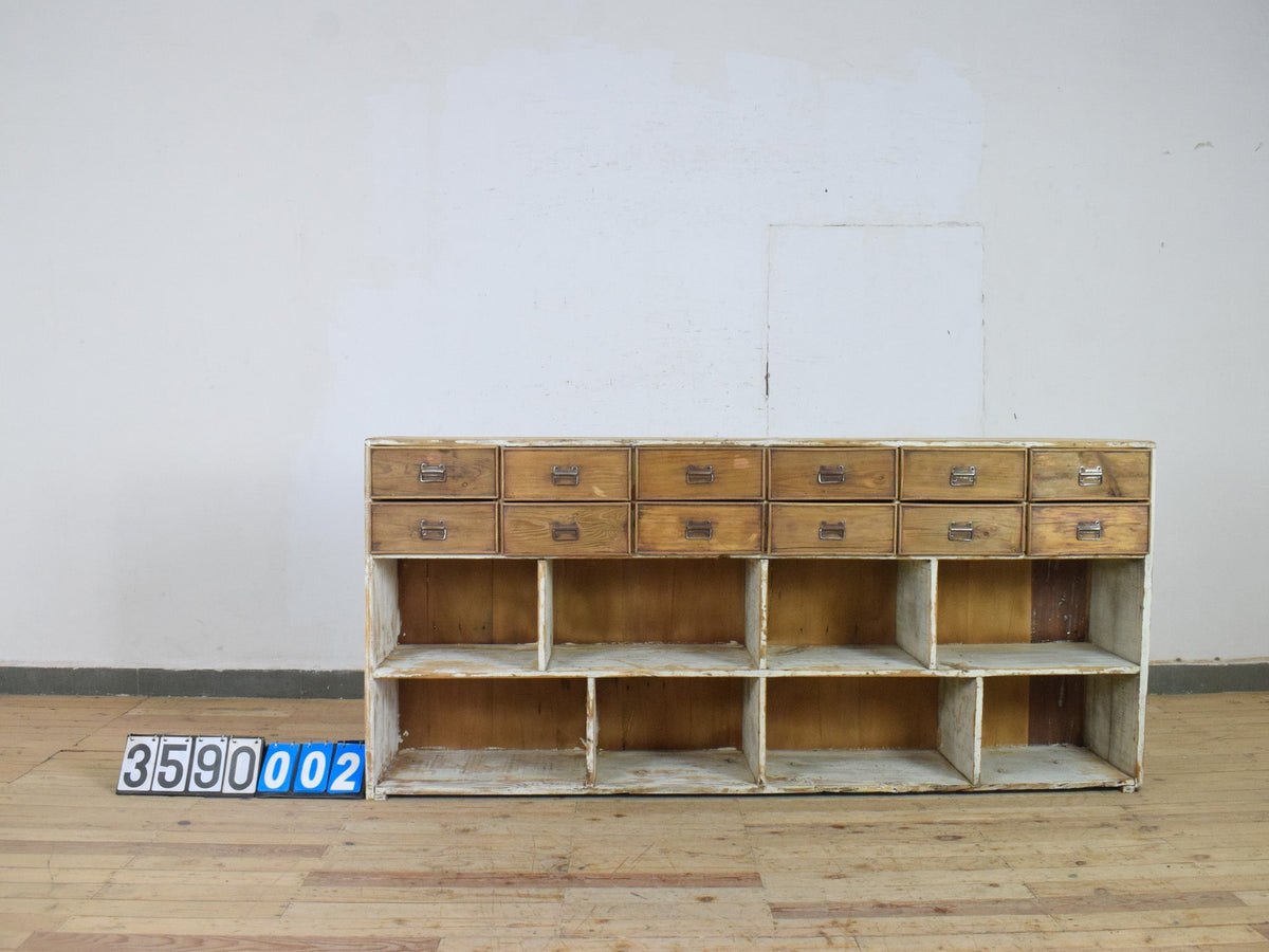 Large Pine Drawers Sideboard Cupboard Cabinet