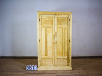 Vintage Rustic Bleached Wood Fitted Interior Cupboard Cabinet Storage