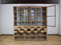 Large Apothecary Cupboard Cabinet With Sliding Doors From Spice Shop