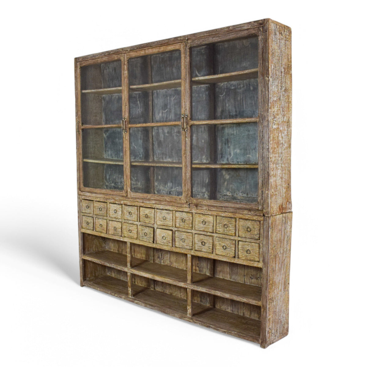 Large Apothecary Cupboard Cabinet With Sliding Doors From Spice Shop
