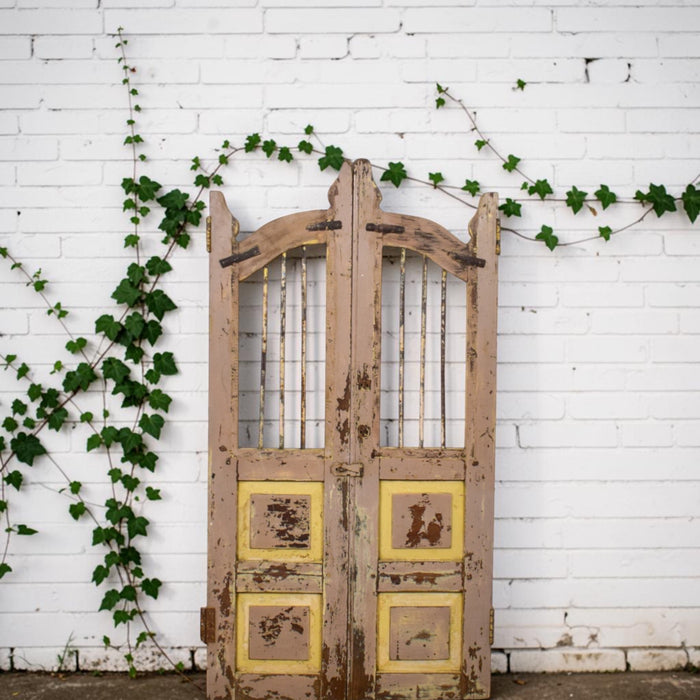 Pair of Vintage Indian Garden Dog Gates
