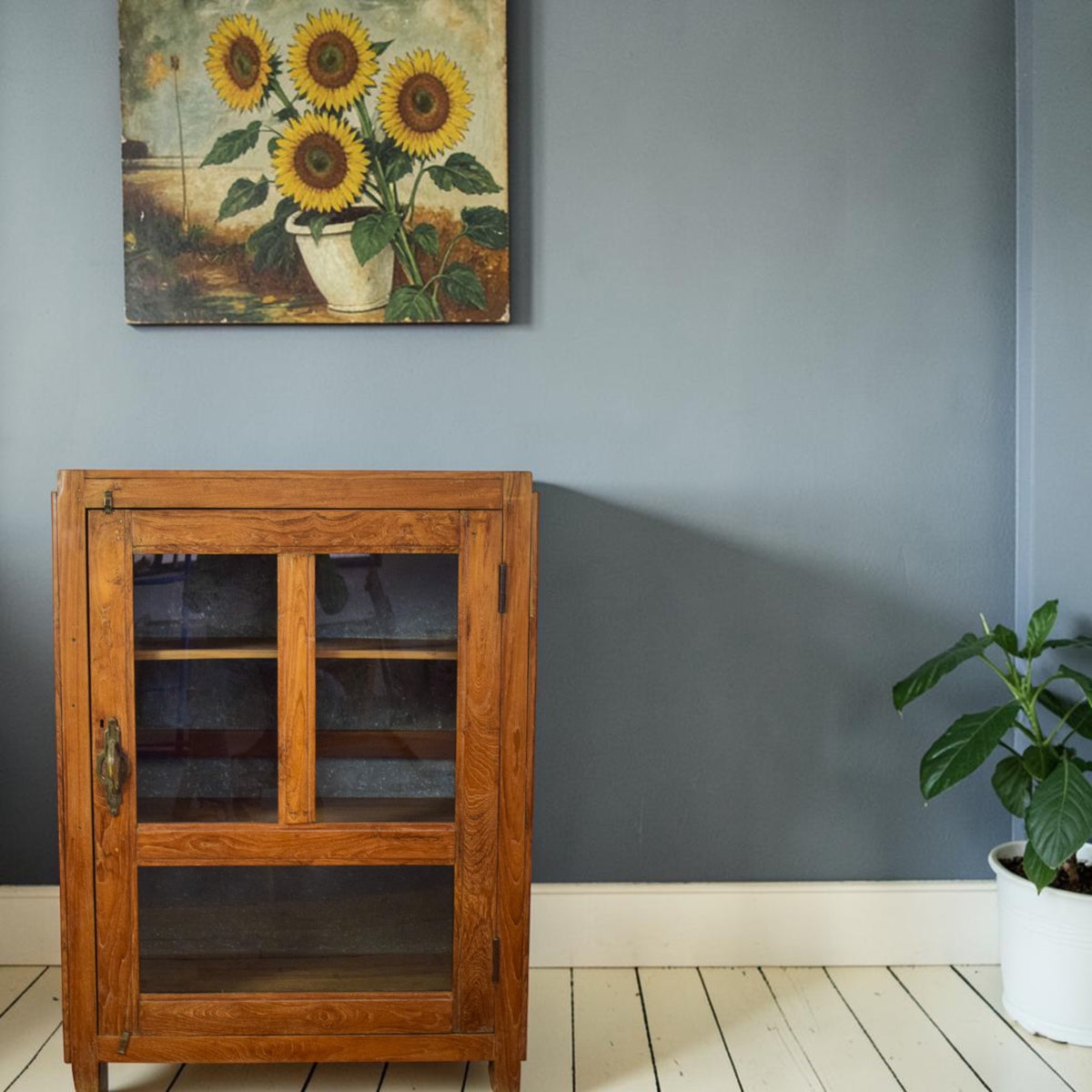 Vintage Wooden Cupboard Cabinet