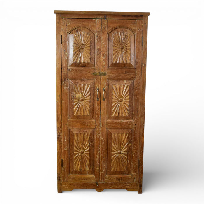 Vintage Wooden Rustic Cupboard Cabinet