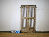 Pair of Antique Vintage Indian Doors Shutters
