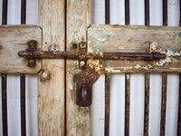 Pair of Antique Vintage Indian Doors Shutters
