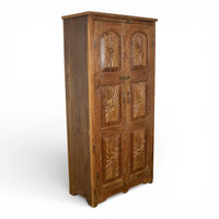 Vintage Wooden Rustic Cupboard Cabinet