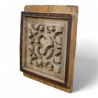 Vintage Rustic Architectural Wooden Carved Mould Board Wall Art