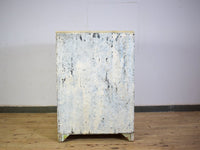 Vintage Rustic Painted Wood Cupboard Cabinet Storage