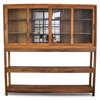 Vintage Rustic Wooden Sideboard Cupboard Dresser