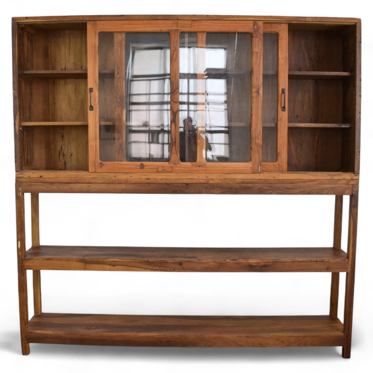 Vintage Rustic Wooden Sideboard Cupboard Dresser