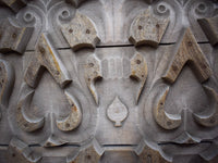 Vintage Rustic Architectural Wooden Carved Mould Board Wall Art