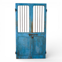Pair of Antique Vintage Indian Doors Shutters