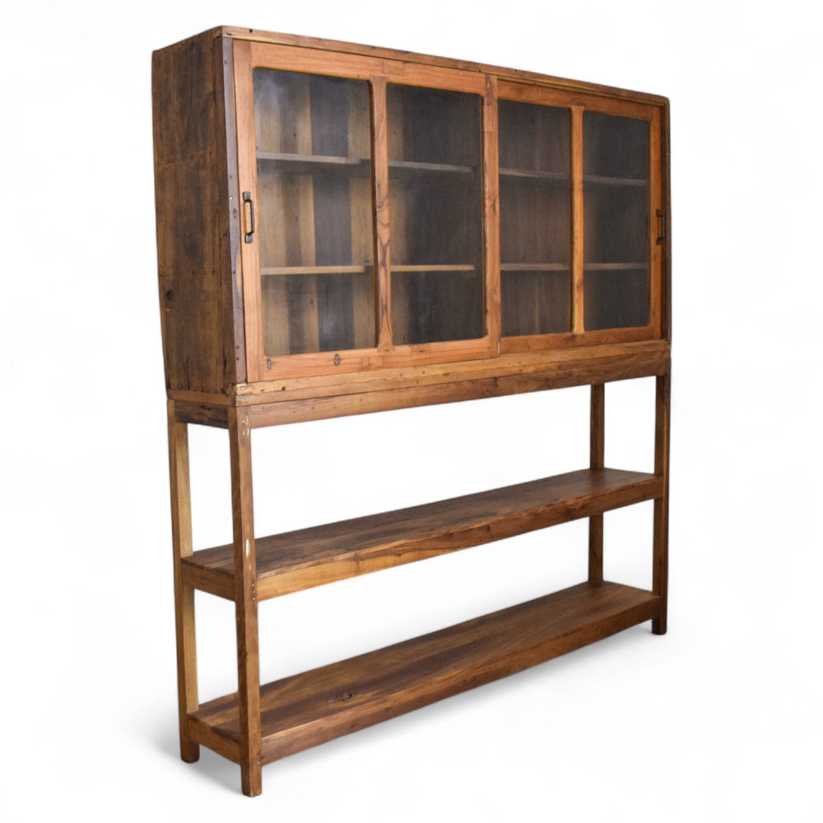 Vintage Rustic Wooden Sideboard Cupboard Dresser