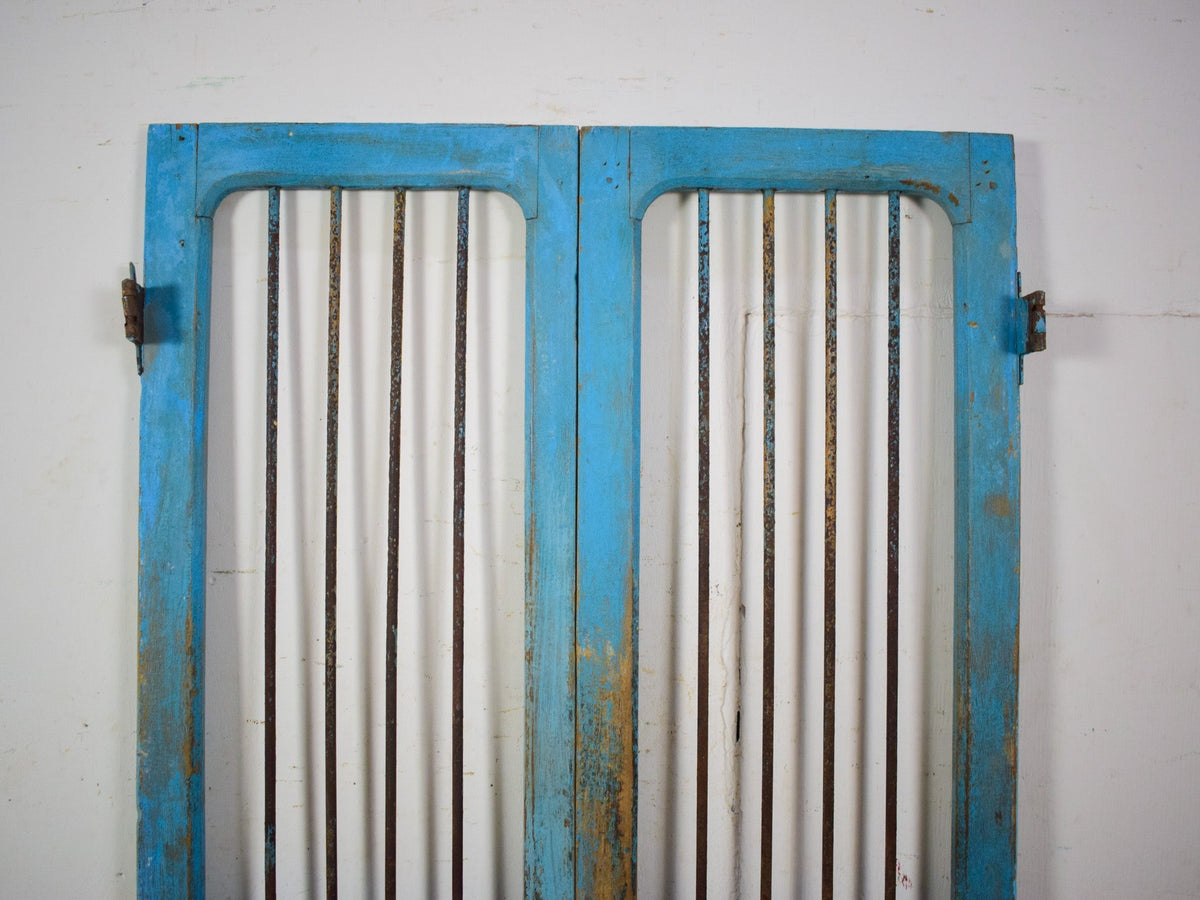 Pair of Antique Vintage Indian Doors Shutters