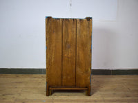 Vintage Worn Painted Rustic Cupboard Cabinet