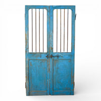Pair of Antique Vintage Indian Doors Shutters