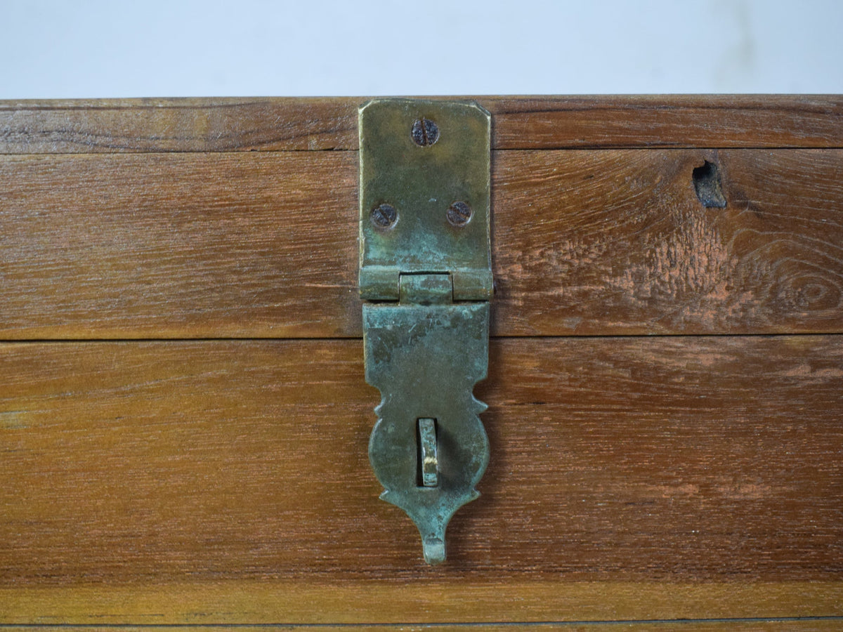 Vintage Rustic Wooden Chest Box