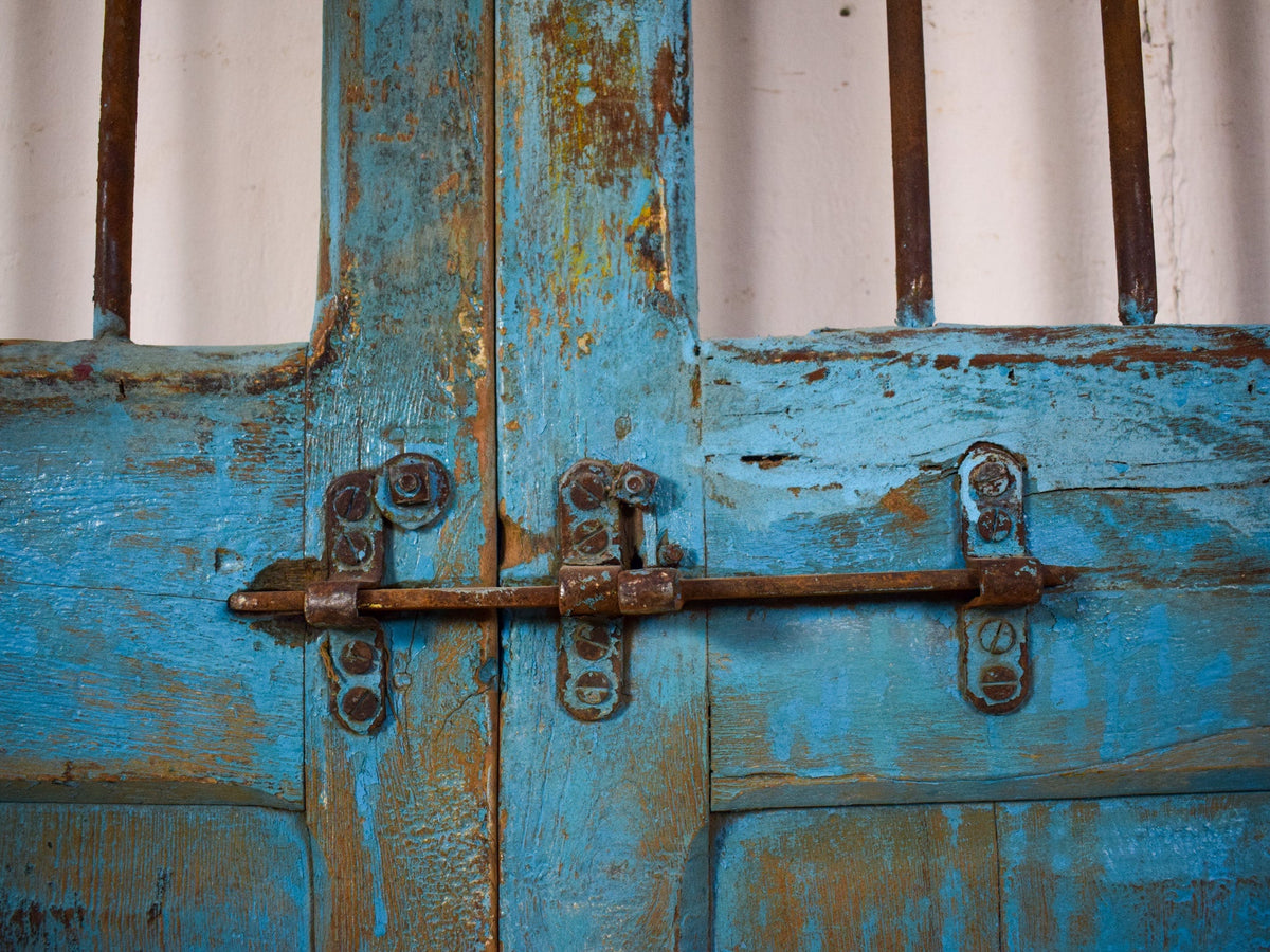Pair of Antique Vintage Indian Doors Shutters