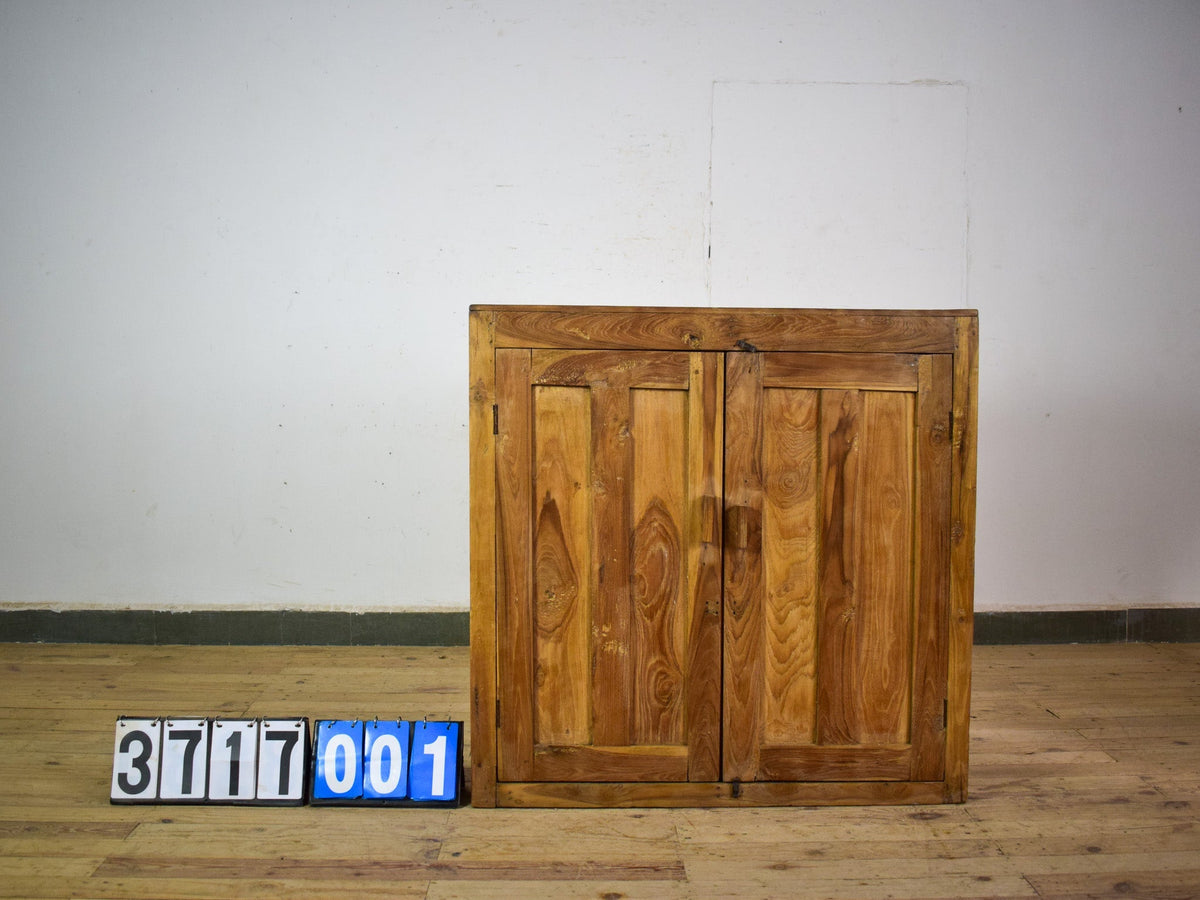 Vintage Rustic Wooden Cupboard Cabinet