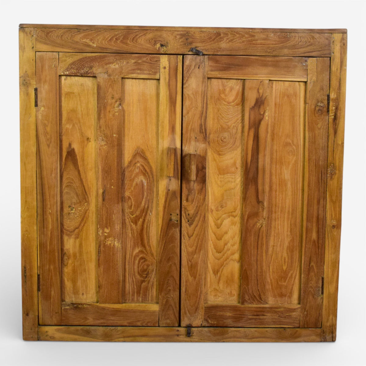 Vintage Rustic Wooden Cupboard Cabinet