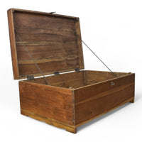 Vintage Rustic Wooden Chest Box