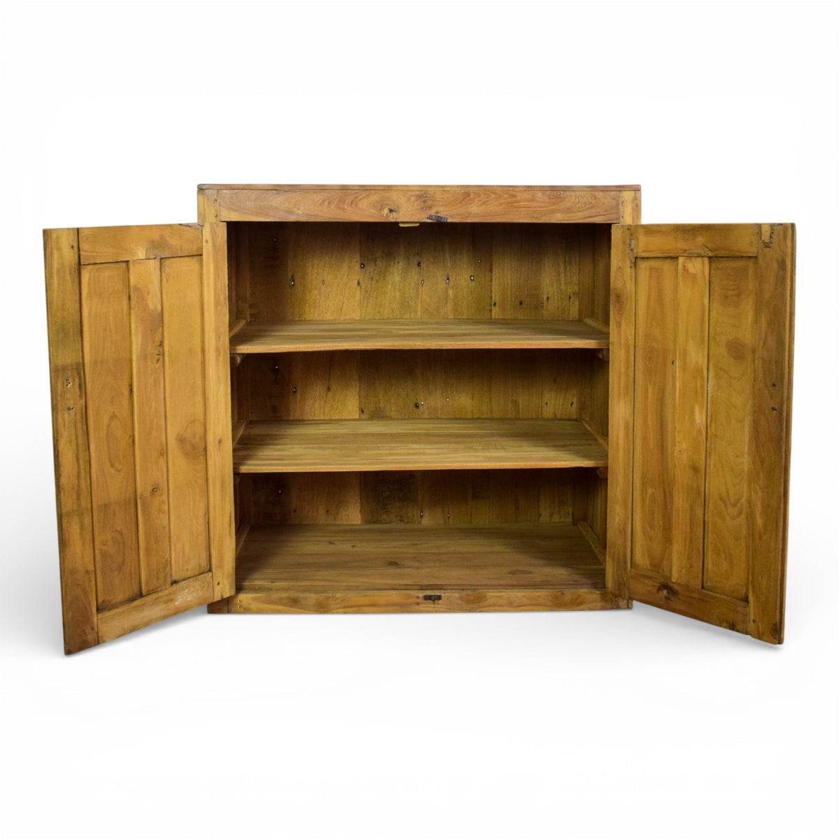 Vintage Rustic Wooden Cupboard Cabinet