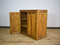 Vintage Rustic Wooden Cupboard Cabinet