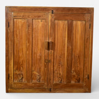Vintage Wooden Rustic Cupboard Cabinet