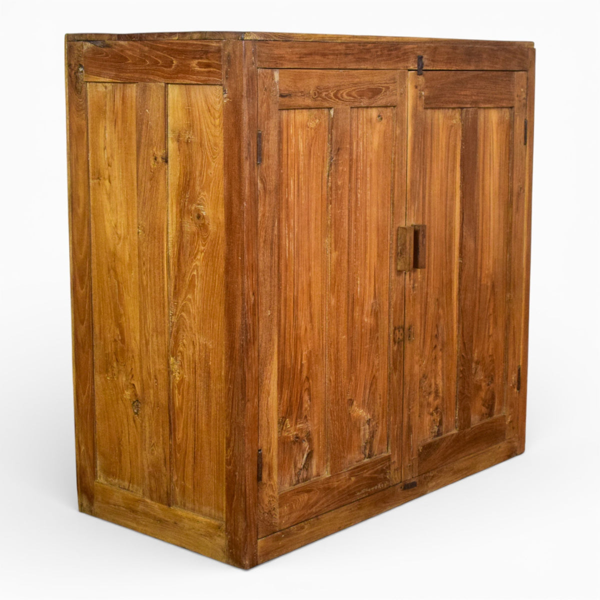 Vintage Wooden Rustic Cupboard Cabinet