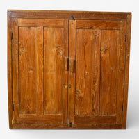 Vintage Wooden Rustic Cupboard Cabinet