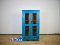 Vintage Rustic Wooden Cupboard Cabinet